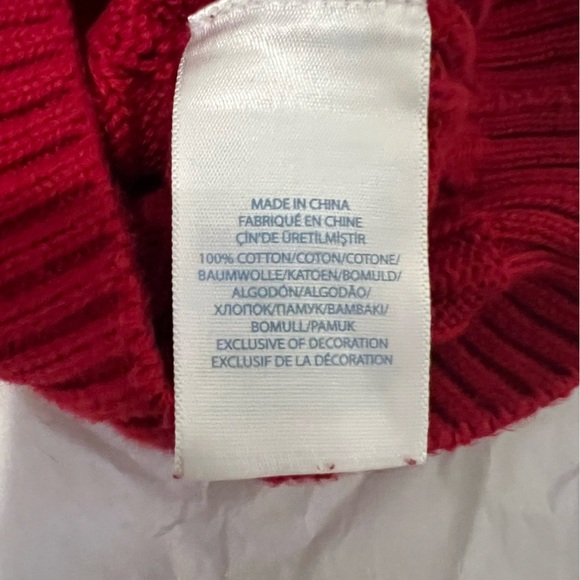 Ralph Lauren Red Cable Knit Sweater Vest Ralph Lauren Christmas size 9 months - Picture 4 of 7